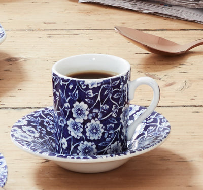 Burleigh Blue Calico Espresso Cup 75ml