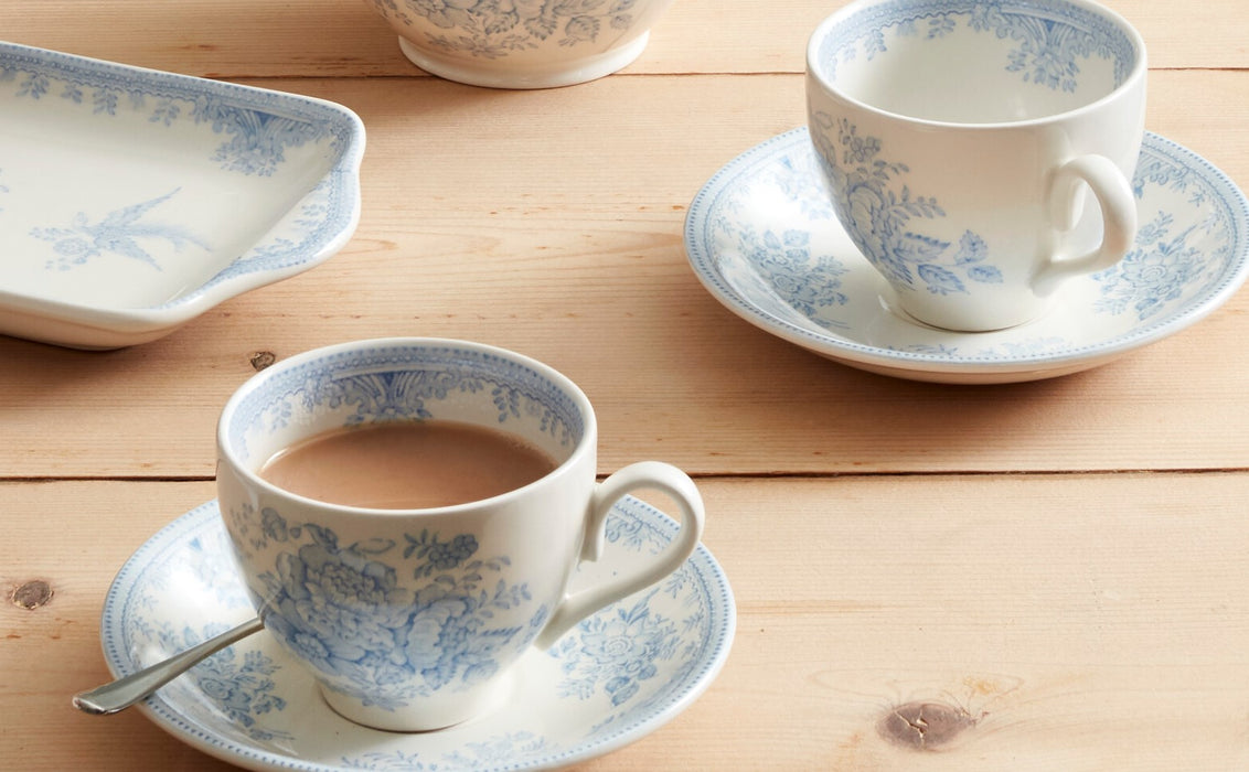 Blue Asiatic Pheasants Teacup 3 - Piece Gift Set