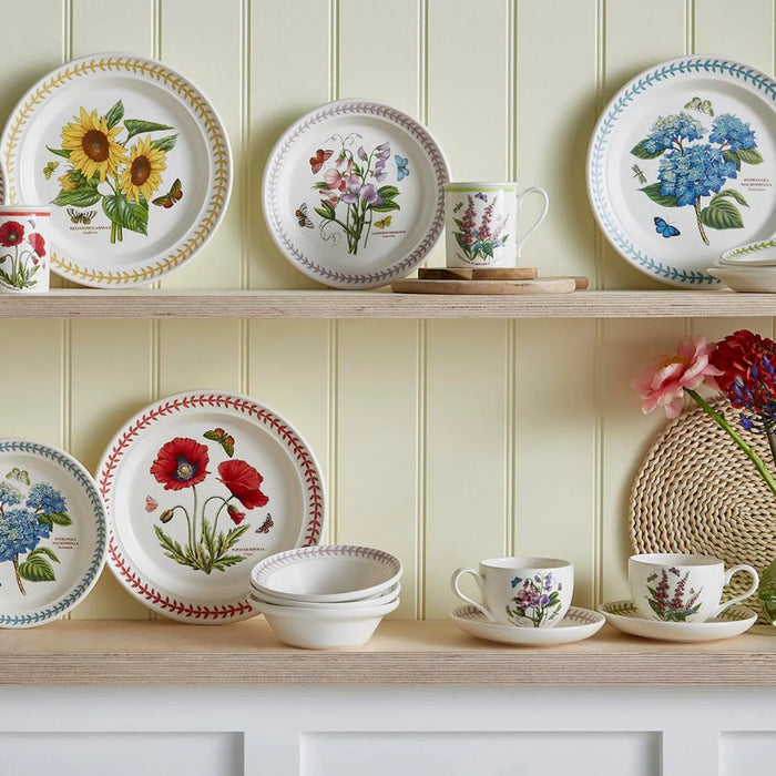 Botanic Garden Meadow Teacup & Saucer, Hydrangea