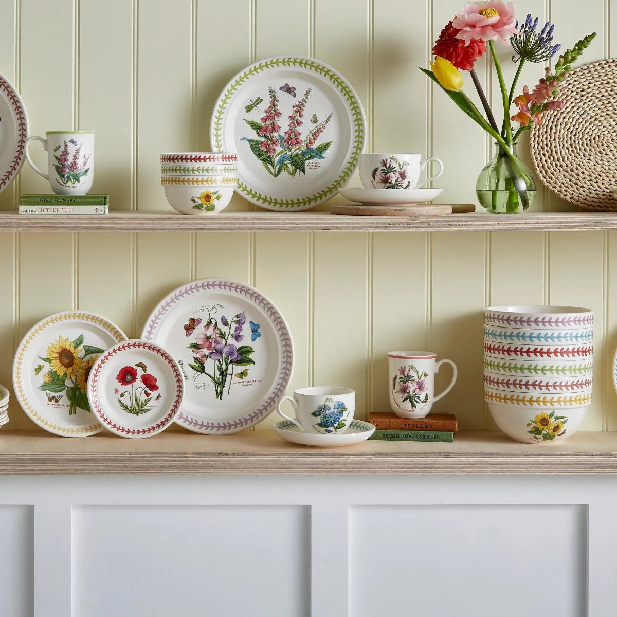 Botanic Garden Meadow Breakfast Teacup & Saucer, Azalea