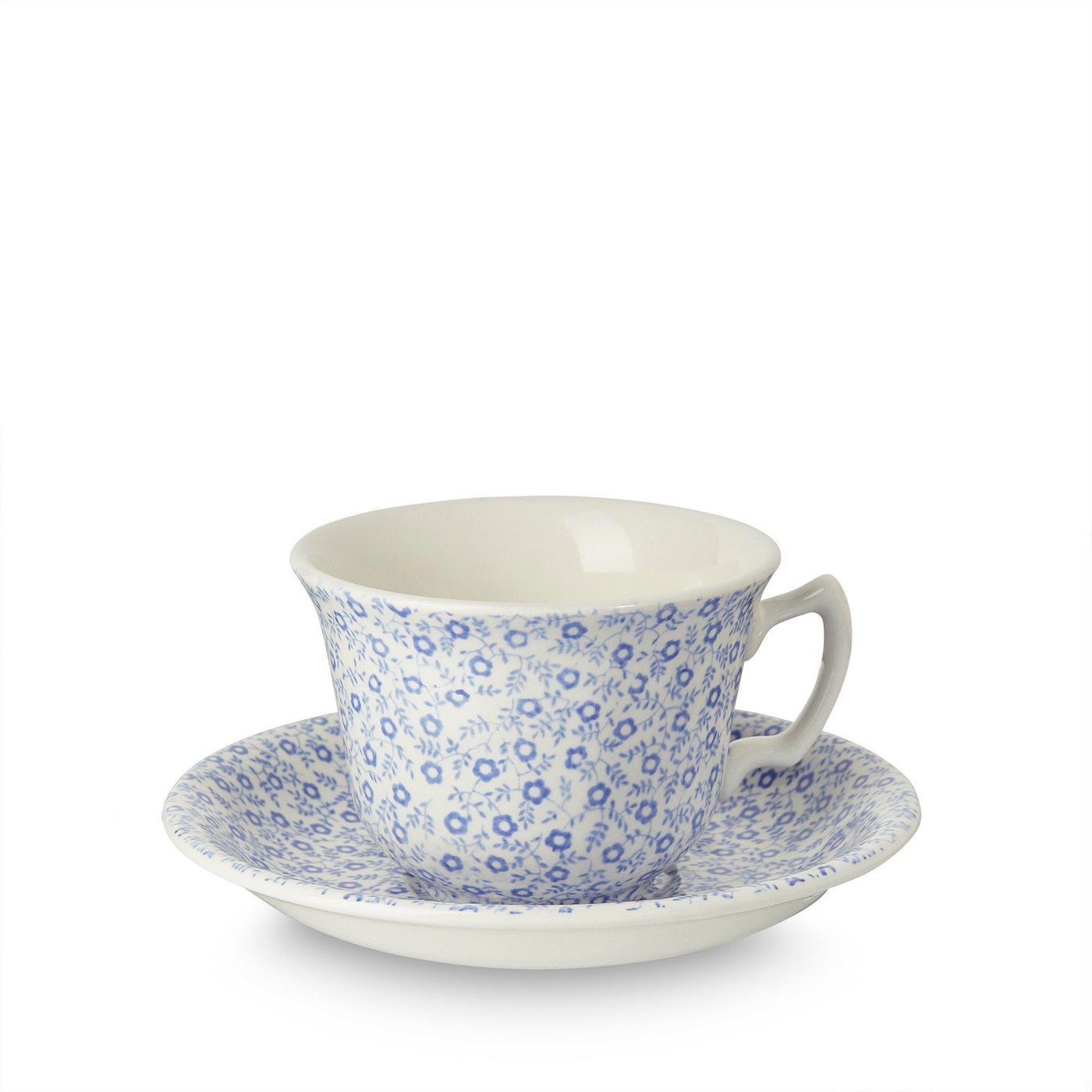 Burleigh Blue Felicity Teacup & Saucer