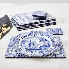 Spode Blue Italian Set of 6 Placements