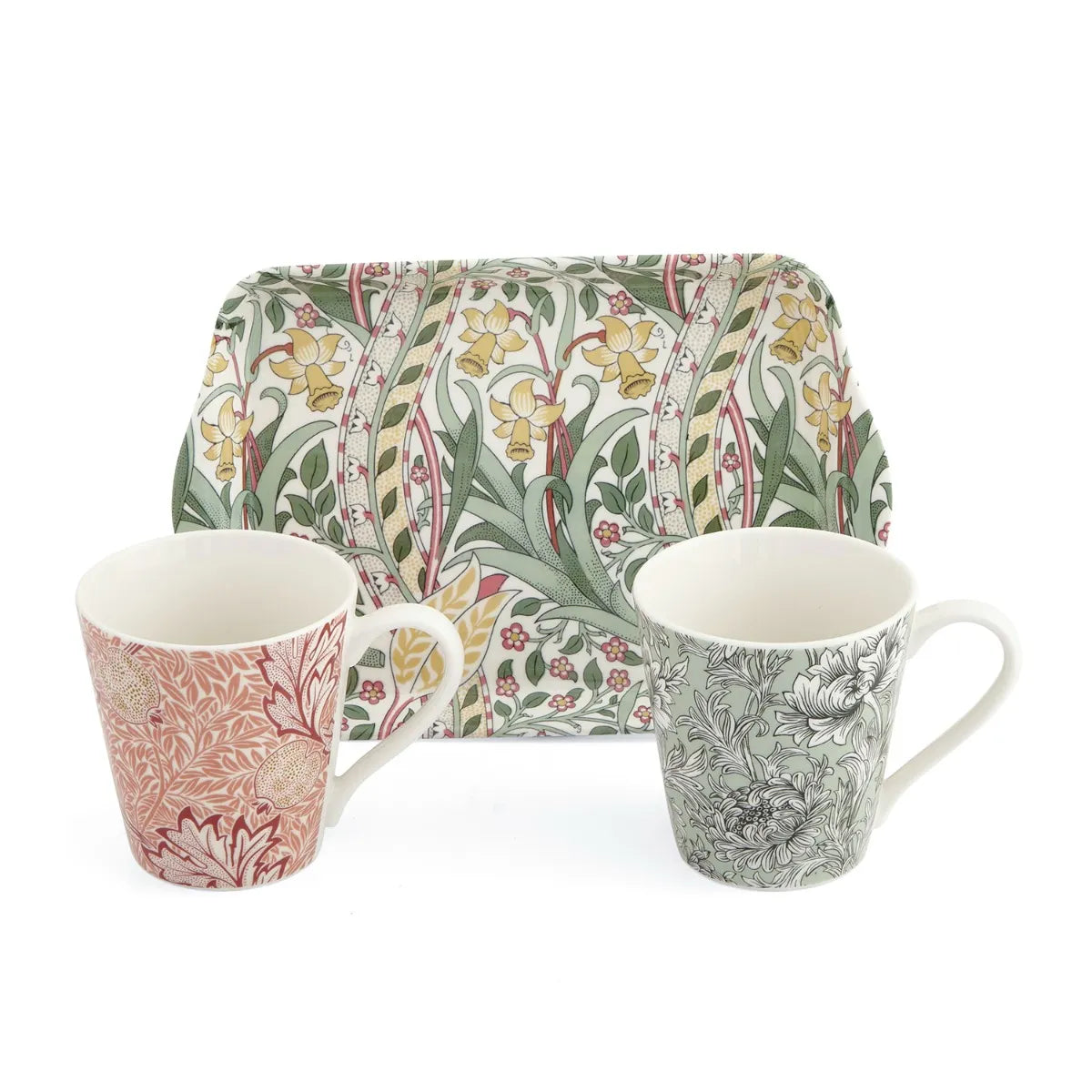 Morris & Co. Mug & Tray Set