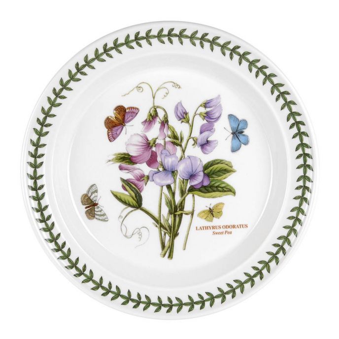 Botanic Garden Sweet Pea Dinner Plate