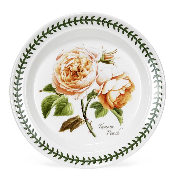 Botanic Roses Tamora Peach Plate, 20cm