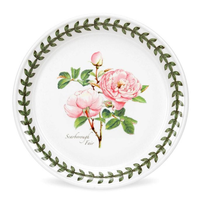 Botanic Roses Scarborough Fair Bread Plate