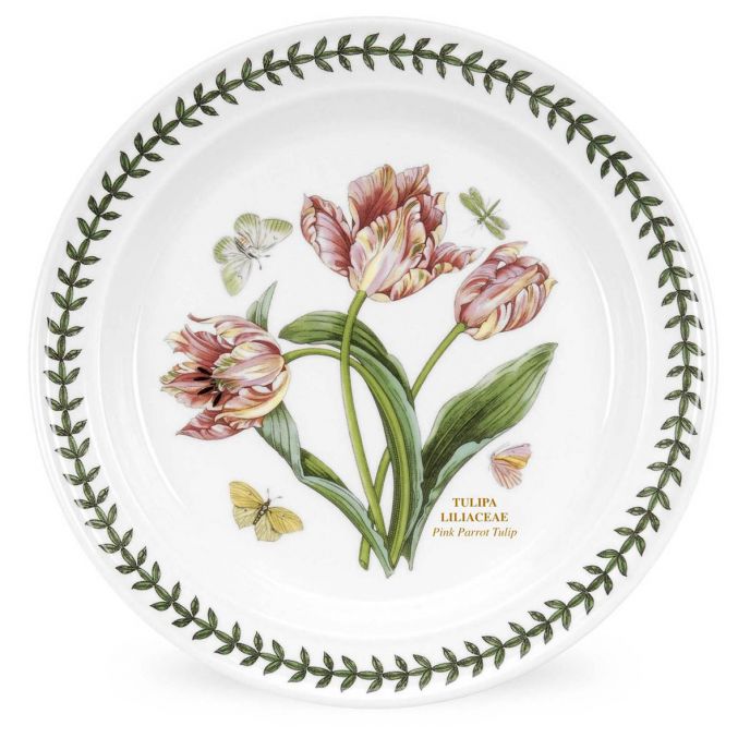 Botanic Garden Parrot Tulip Dinner Plate 10 inch