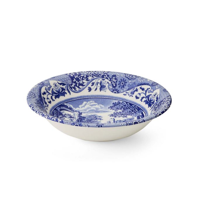 Blue Italian Set of 4 Cereal Bowls