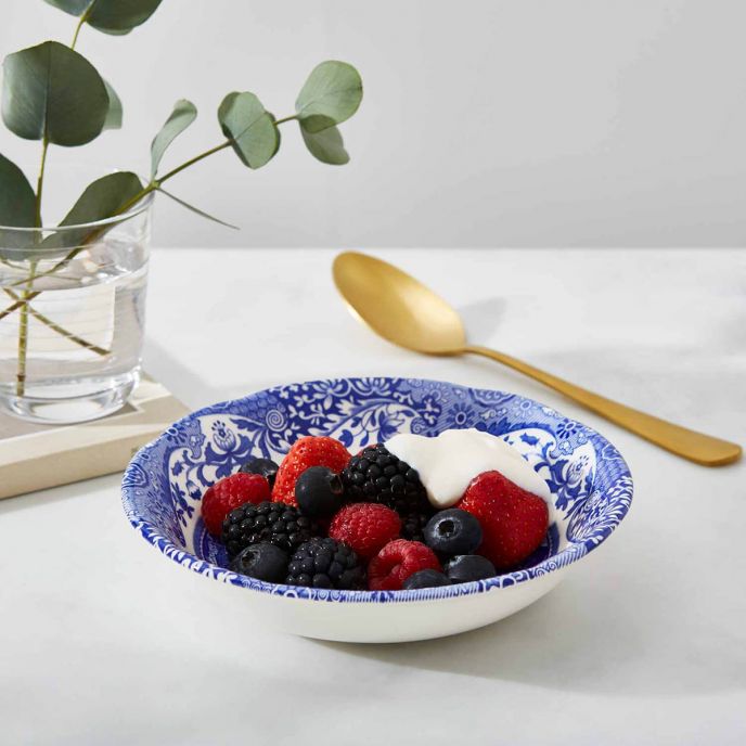 Blue Italian Cereal Bowl, 15cm