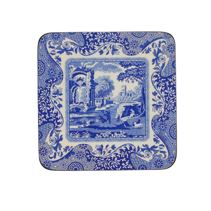 Spode Blue Italian Set of 6 Coasters