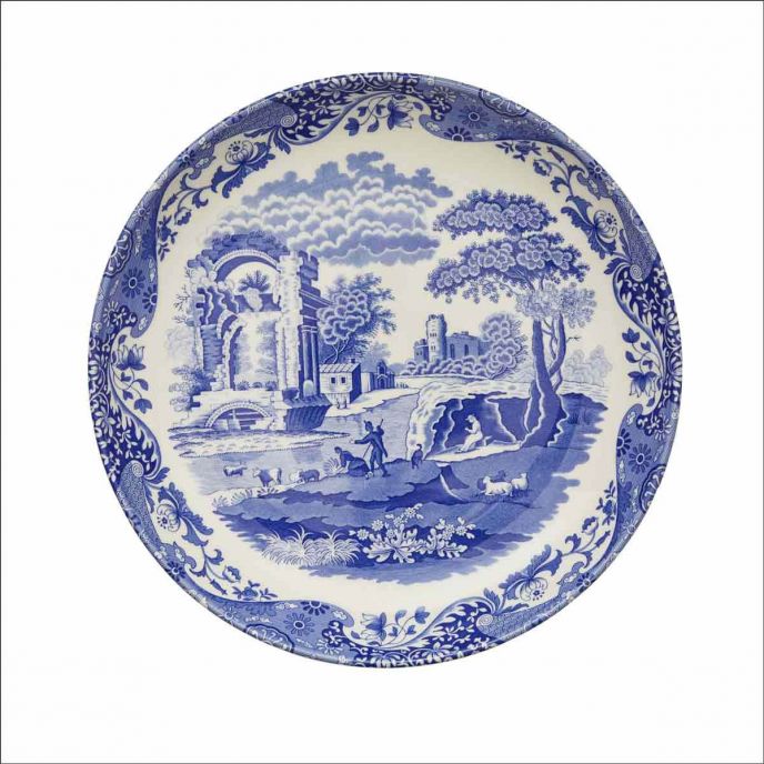 Blue Italian Pasta Bowl, 30.5cm