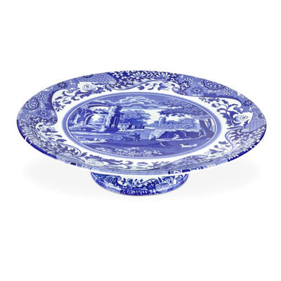 Spode Blue Italian Footed Cake Stand