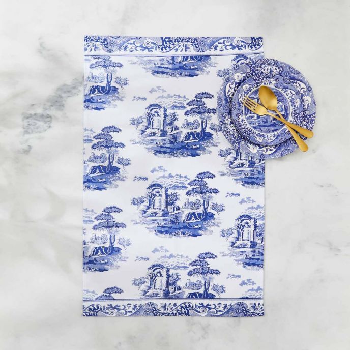 Pimpernel Blue Italian Tea Towel