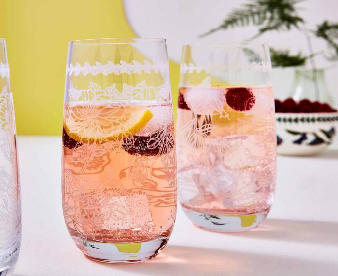 Botanic Garden Set of 4 Highball Glasses