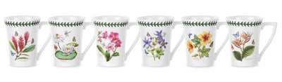 Exotic Botanic Garden Set of 6 Mandarin Mugs