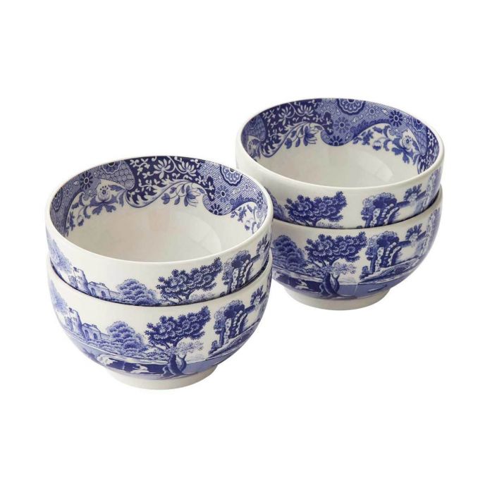 Blue Italian Set of 4 Dip Bowls