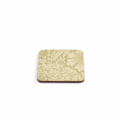 Morris & Co. Marigold 6 Coasters, Green