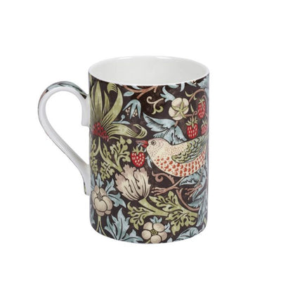 Morris & Co. Strawberry Thief Mug, Chocolate