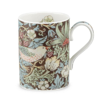 Morris & Co. Strawberry Thief Mug, Chocolate