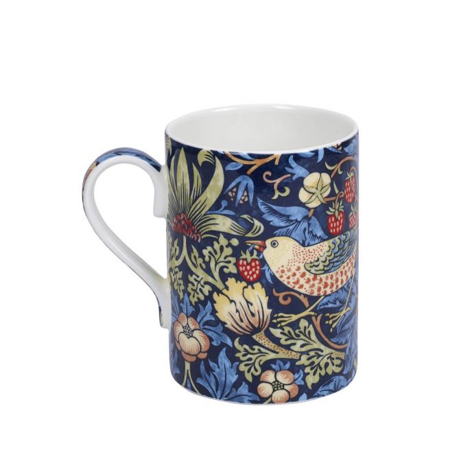 Morris & Co. Strawberry Thief Mug, Indigo