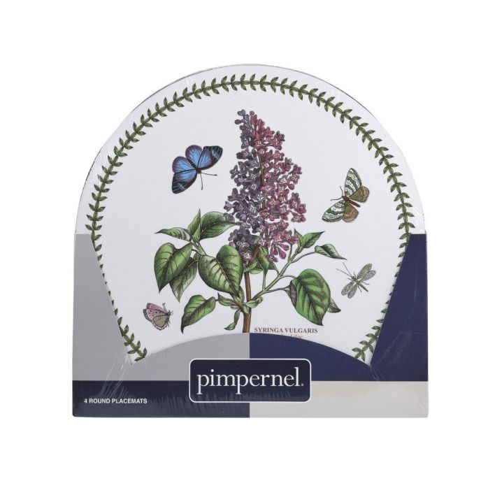 Botanic Garden Set of 4 Round Placemats