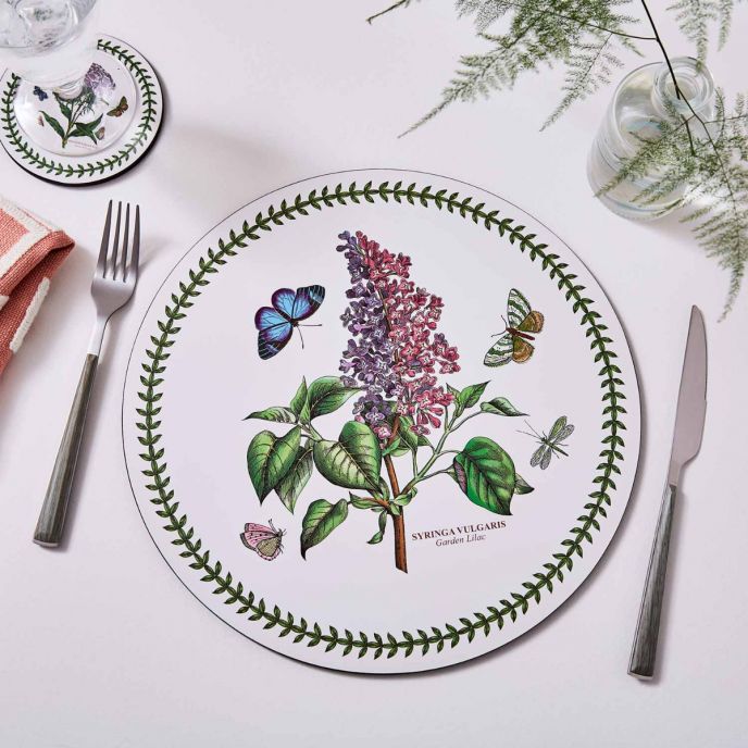 Botanic Garden Set of 4 Round Placemats