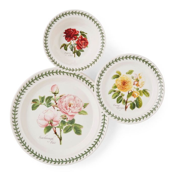 Botanic Roses 12 Piece Dinner Set