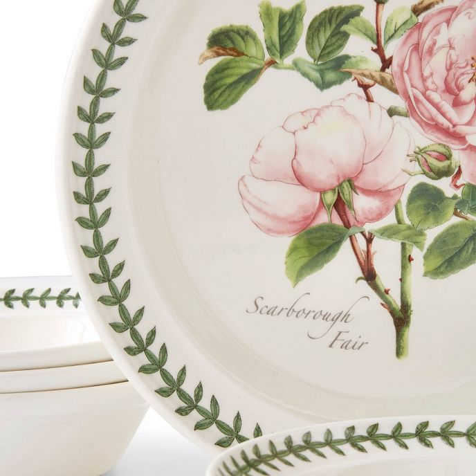 Botanic Roses 12 Piece Dinner Set