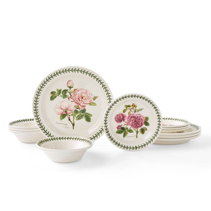 Botanic Roses 12 Piece Dinner Set