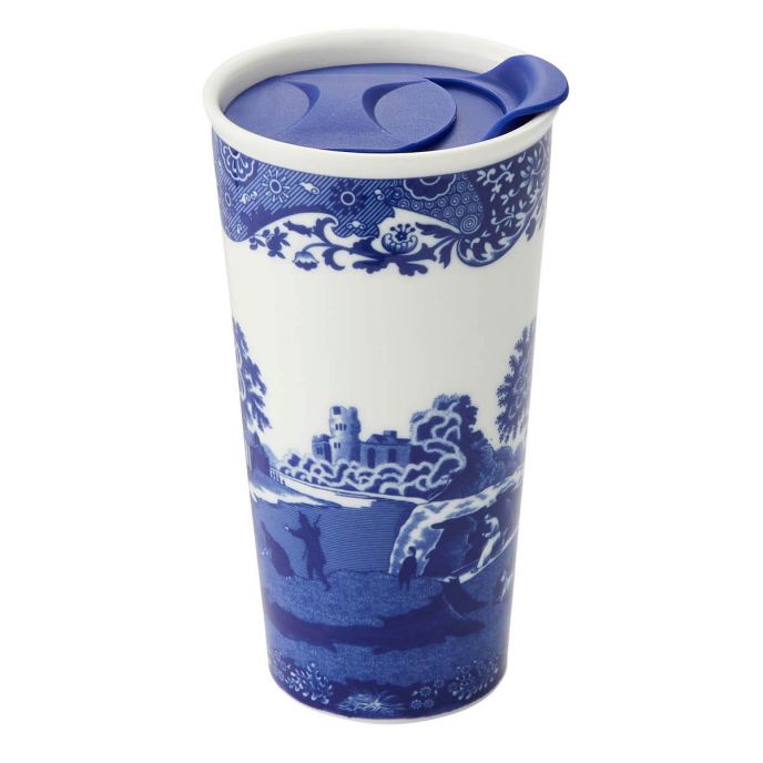 Spode Blue Italian Travel Mug 12 oz