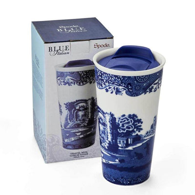 Spode Blue Italian Travel Mug 12 oz