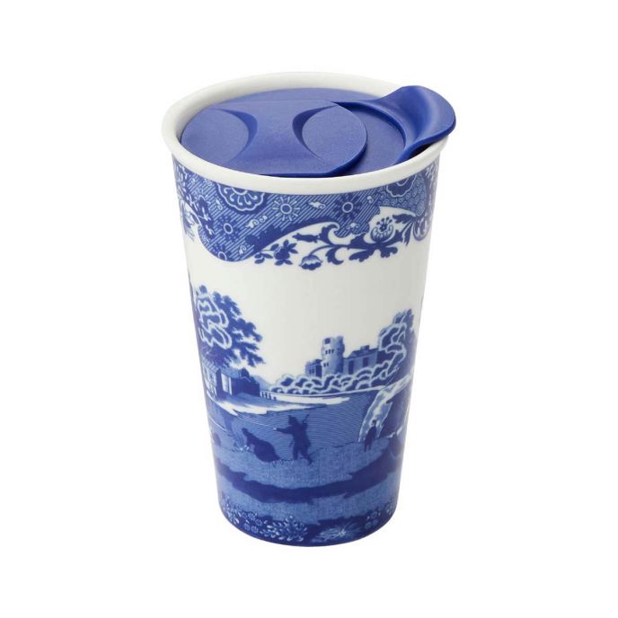 Spode Blue Italian Travel Mug 8 oz