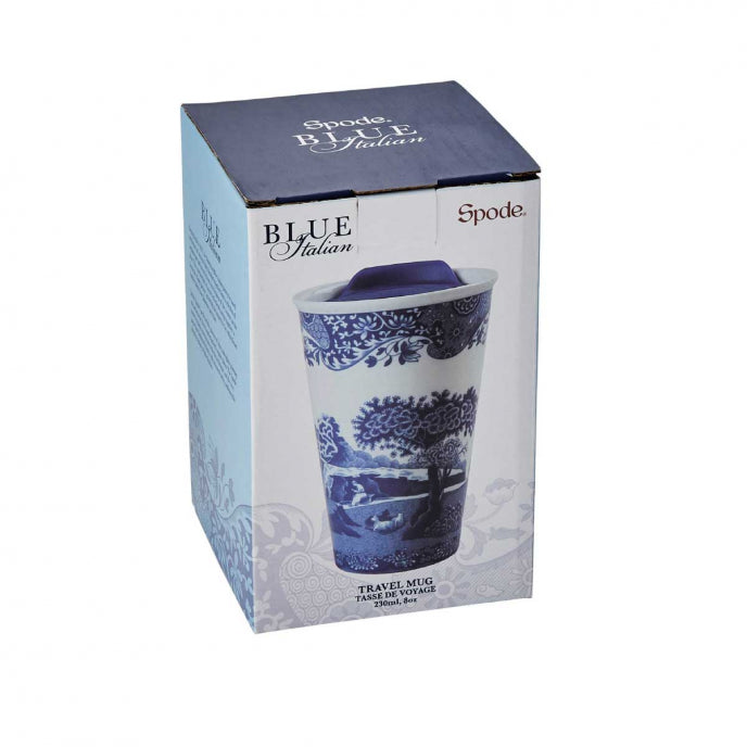 Spode Blue Italian Travel Mug 8 oz