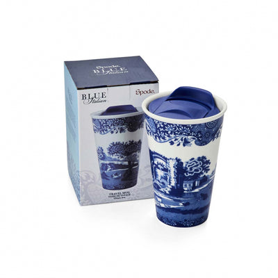 Spode Blue Italian Travel Mug 8 oz