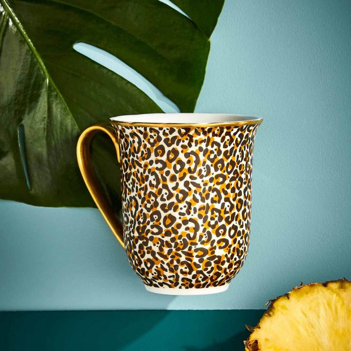 Creatures of Curiosity Leopard Print Mug