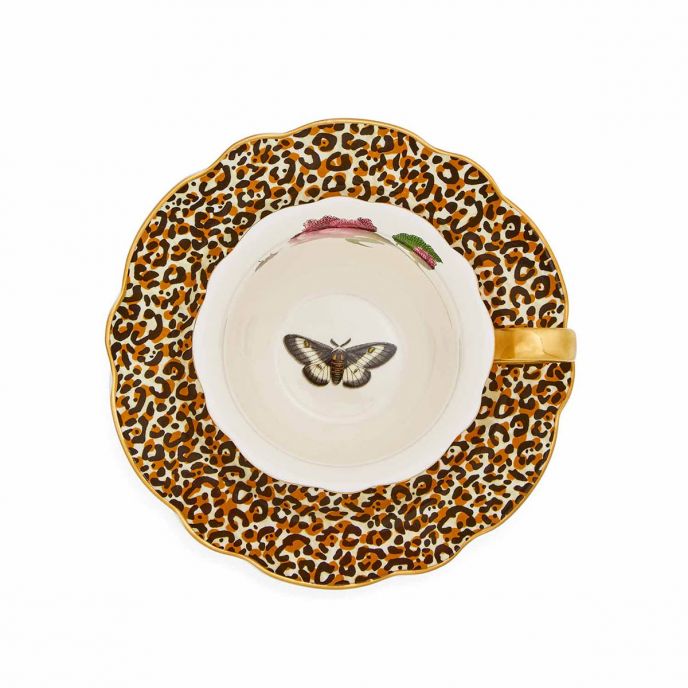 Creatures of Curiosity Floral Teacup & Saucer