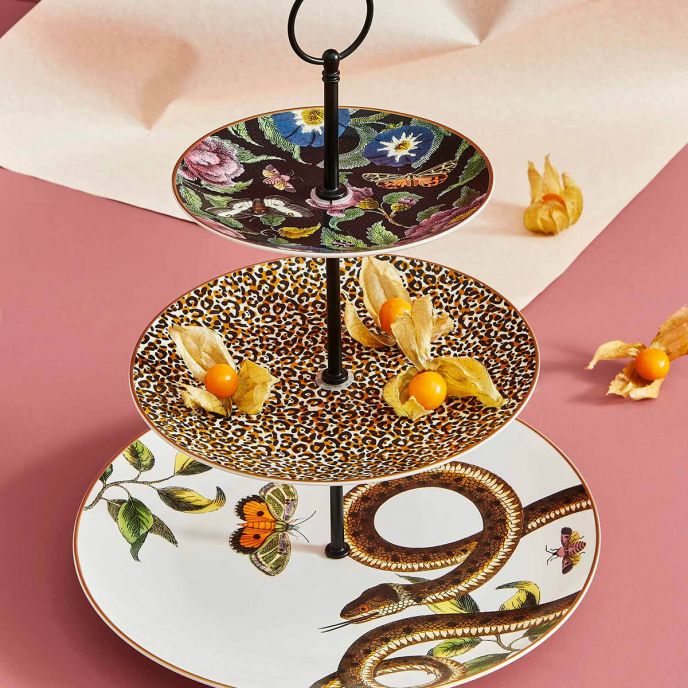 Creatures of Curiosity 3-Tier Cake Stand