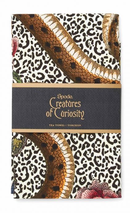 Creatures of Curiosity Animal Print Tea Towel