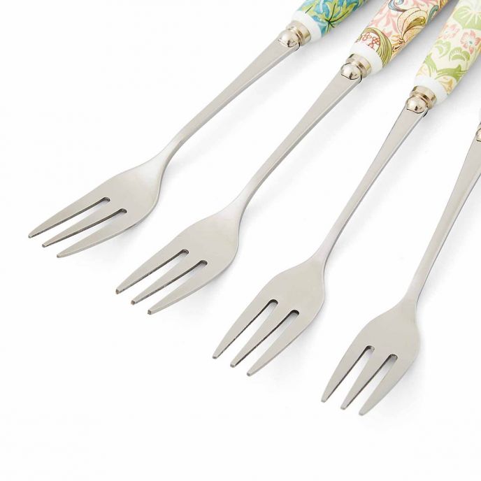 Morris & Co. Set of 4 Pastry Forks