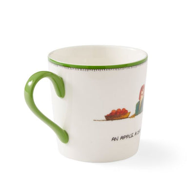 Kit Kemp Doodles Apple a Day Mug