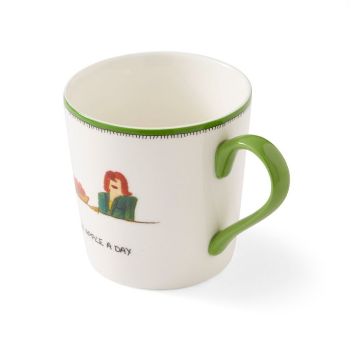 Kit Kemp Doodles Apple a Day Mug