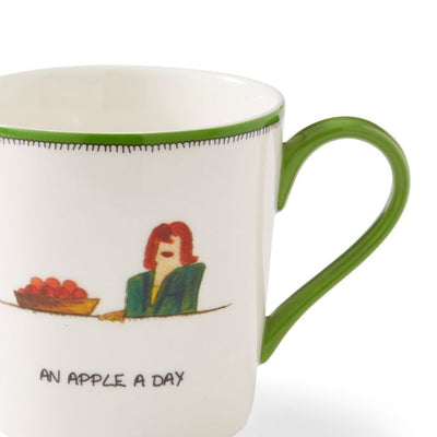 Kit Kemp Doodles Apple a Day Mug