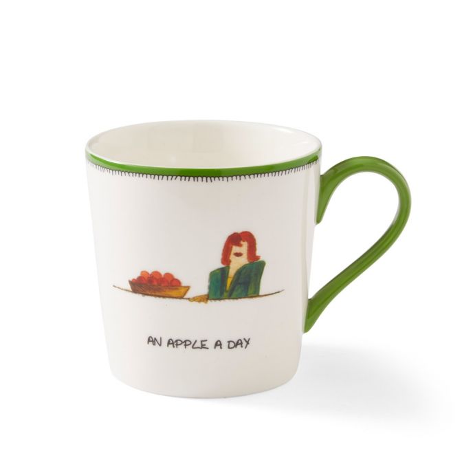 Kit Kemp Doodles Apple a Day Mug