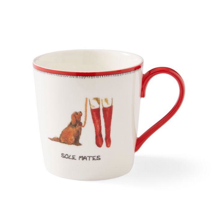 Kit Kemp Doodles Sole Mates Mug