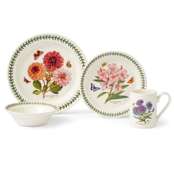 Botanic Garden 4 Piece Mixed Motif Set