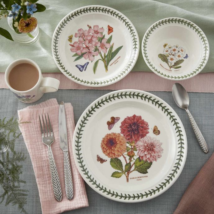 Botanic Garden 4 Piece Mixed Motif Set