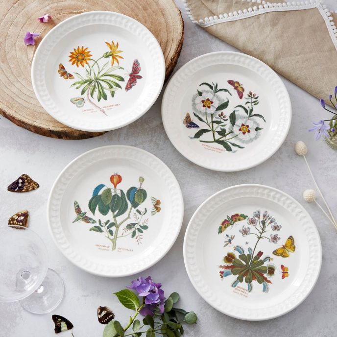 Botanic Garden Papilio set of 4 Side Plates