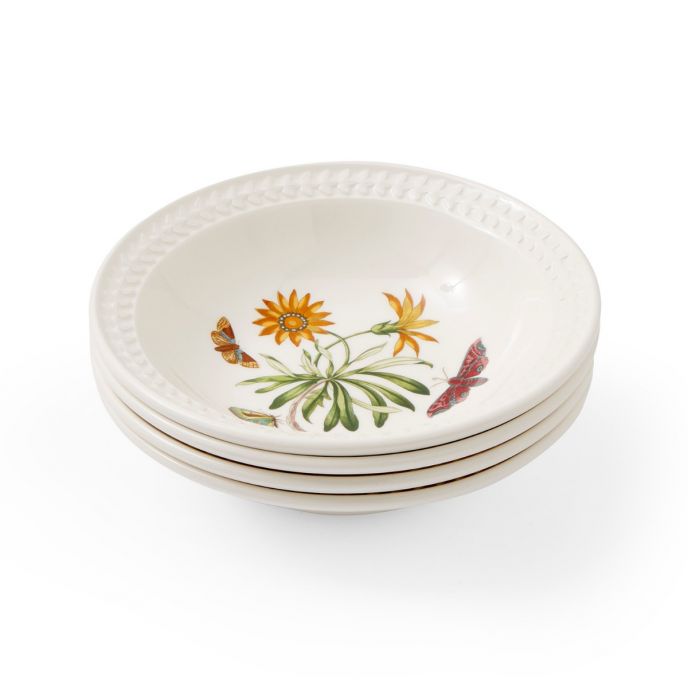 Botanic Garden Papilio set of 4 Pasta Bowls