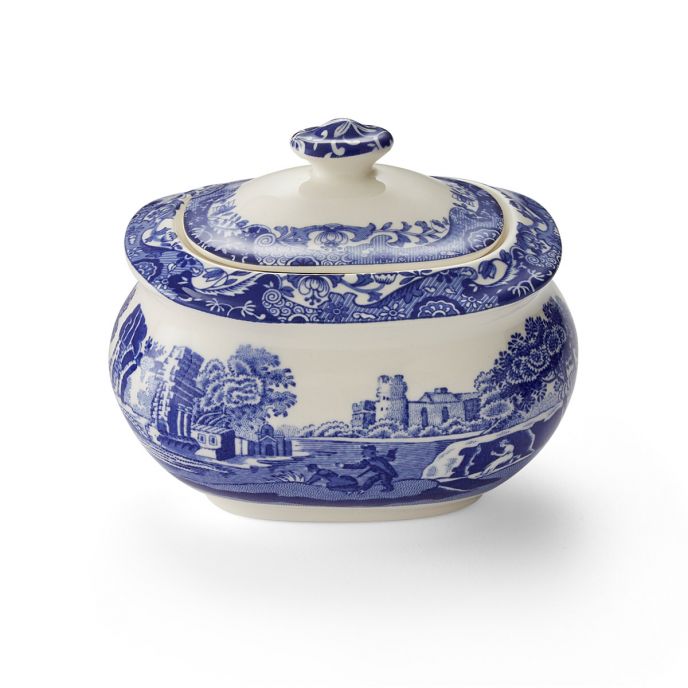 Blue Italian Sugar Box