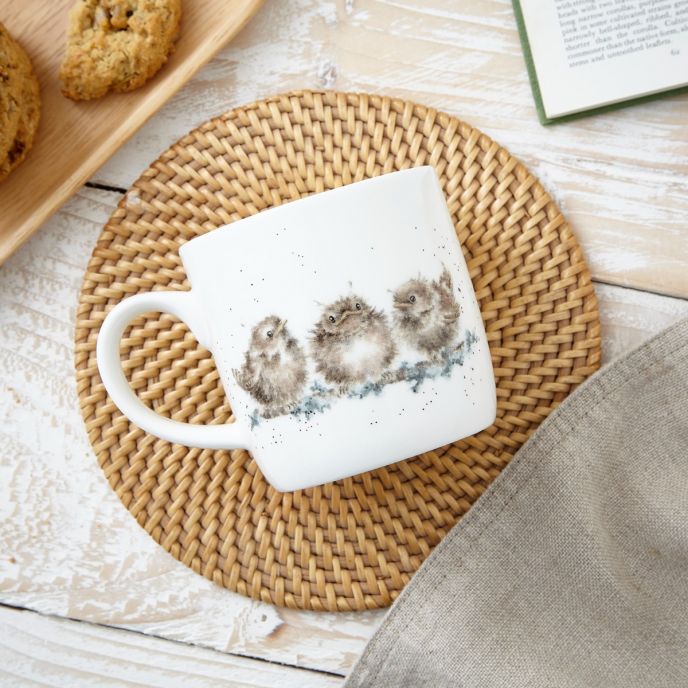 Royal Worcester Wrendale Designs Mug - Feather Your Nest